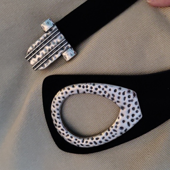 Coldwater Creek Adjustable Belt with  Unique Buckle Clip, Size L/XL - Picture 2 of 10